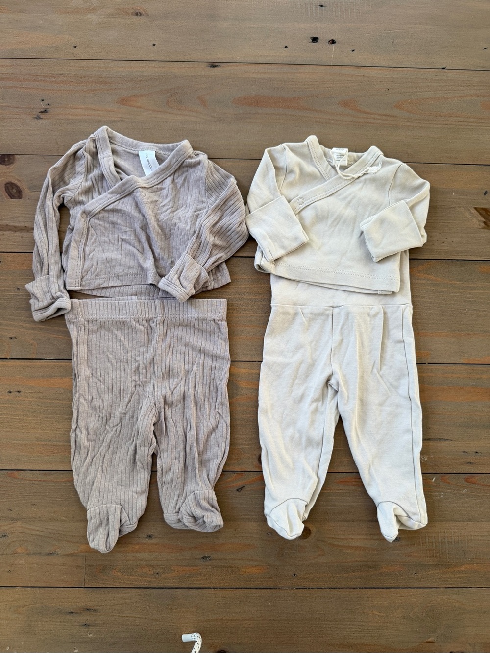Like New Colored Organics Modern Moments Two-Piece Wrap Set - Newborn